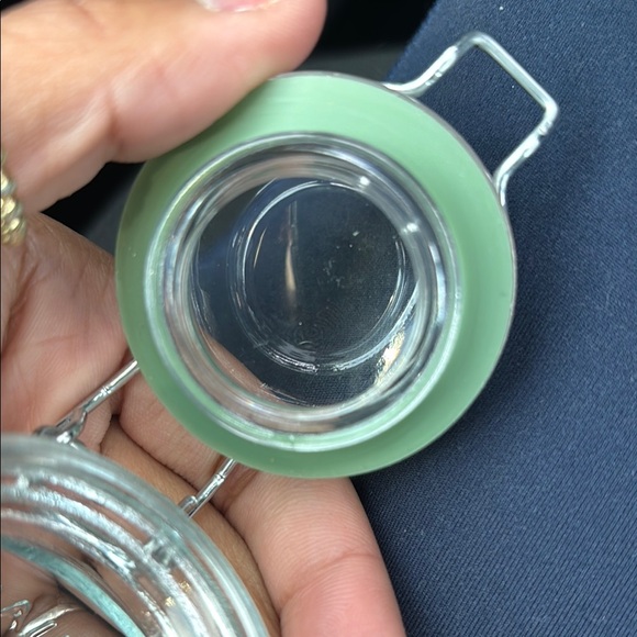 Mini clear glass spice mason jar - Picture 2 of 5